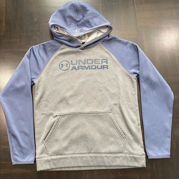 Under Armour ColdGear Boys Hoodie Loose Size YLG - Picture 2 of 9